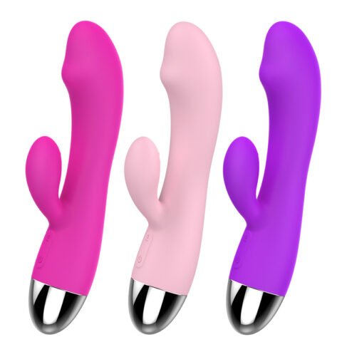 High-Frequency Dual-Head Vibrator - 12 Variable Modes, Skin-Friendly Silicone